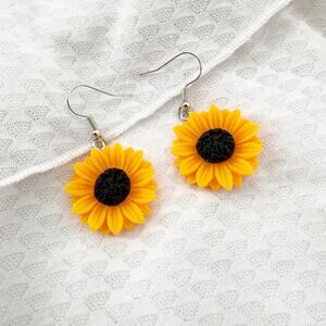 Sunflower Dangle Earrings, Gifts for Women, Mother’s Day Gifts for Women